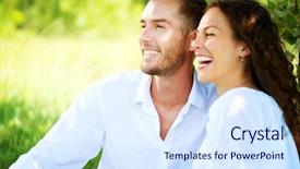  Presentation with nature countryside - Audience pleasing slide set consisting of dental - happy couple outdoor smiling couple backdrop and a sky blue colored foreground