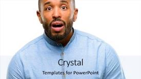  Presentation with african american dental - Presentation theme enhanced with dental anxiety - african american man with beard background and a light blue colored foreground