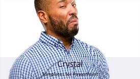  Presentation with african american culture - Presentation enhanced with dental anxiety - african american man with beard background and a light blue colored foreground