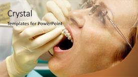  Presentation with clinic - Audience pleasing slides consisting of dental background work in clinic backdrop and a lemonade colored foreground