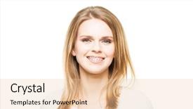  Presentation with teen girl tech - Beautiful theme featuring dental braces - attractive teenage girl smiling backdrop and a lemonade colored foreground