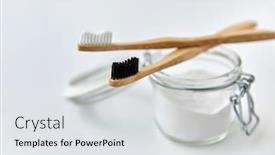  Presentation with eco sustainability - Presentation featuring dental-care-sustainability-and-eco background and a white colored foreground