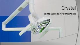  Presentation with medical equipment - Amazing PPT layouts having dental clinic equipment of medical backdrop and a light gray colored foreground