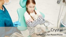  Presentation with dental examination - Theme having dental examination and heal background and a soft green colored foreground