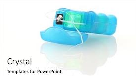  Presentation with dental floss - Amazing slides having dental floss on white background backdrop and a white colored foreground