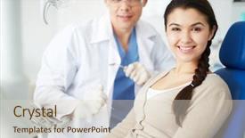  Presentation with military security camera monitoring - Amazing slide set having dental heal - happy girl looking at camera backdrop and a lemonade colored foreground