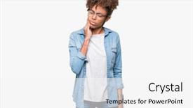  Presentation with african american dental - PPT theme having dental illness on teeth dentist background and a  colored foreground