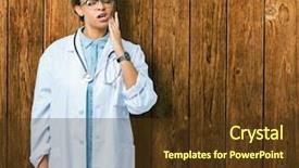  Presentation with african american dental - Amazing presentation design having dental illness on teeth dentist backdrop and a  colored foreground