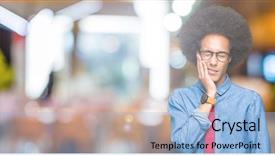  Presentation with african american business - Audience pleasing slide set consisting of dental illness on teeth dentist backdrop and a  colored foreground