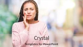  Presentation with african american dental - Cool new PPT layouts with dental illness on teeth dentist backdrop and a  colored foreground