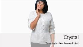  Presentation with african american dental - Beautiful presentation design featuring dental illness on teeth dentist backdrop and a  colored foreground