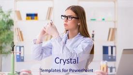  Presentation with dentistry - Cool new slide deck with dental injection - dentistry student practicing skills backdrop and a sky blue colored foreground