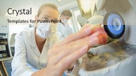  Presentation with dental - Presentation theme consisting of dental labs - fake gums background and a lemonade colored foreground