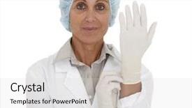  Presentation with killers - Amazing slides having dental pain killers - female doctor or surgeon backdrop and a light gray colored foreground