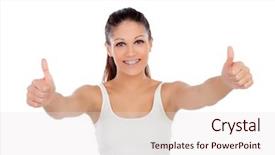  Presentation with african american teenager girl - PPT layouts enhanced with dental retainers - cute teenager girl with brackets background and a lemonade colored foreground