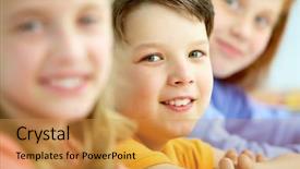  Presentation with smart retail augmented and - PPT layouts enhanced with dental vision - face of smart schoolboy looking background and a  colored foreground