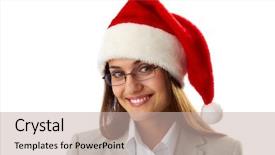  Presentation with portrait happy family smiling - Beautiful slides featuring dental vision - portrait of happy businesswoman backdrop and a mint green colored foreground