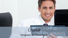  Presentation with dentist xray - Audience pleasing PPT layouts consisting of dental xray - portrait of a young handsome backdrop and a light blue colored foreground