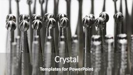  Presentation with set of different dental tools - Presentation theme consisting of dentalcollections - set of dental drills closeup background and a  colored foreground