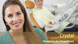  Presentation with health care law - Amazing slide deck having dentaloffice - dentist and health-care backdrop and a  colored foreground