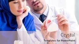  Presentation with implant tooth - Beautiful PPT theme featuring dentist doctor and assistant working on new tooth implant backdrop and a lemonade colored foreground