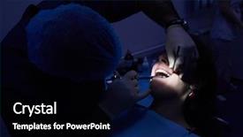  Presentation with anesthetic - Cool new theme with dentist makes anesthetic injection backdrop and a black colored foreground