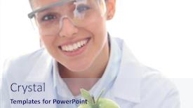  Presentation with tooth brush - Slides having dentist-medical-doctor-woman-hold background and a sky blue colored foreground