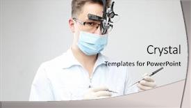  Presentation with white gold picture of wedding - Cool new slide deck with dentist with mirror and hook backdrop and a light gray colored foreground