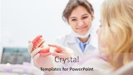  Presentation with denture - PPT layouts having denture during a forensic background and a lemonade colored foreground