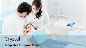  Presentation with surgery - Presentation design featuring is no need to drill background and a light blue colored foreground