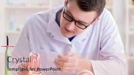  Presentation with implant - PPT layouts enhanced with dentist-working-teeth-implant background and a coral colored foreground