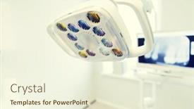  Presentation with medical equipment - Audience pleasing presentation consisting of dentistry medicine medical equipment backdrop and a cream colored foreground