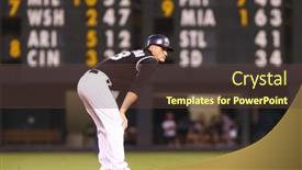  Presentation with base - Amazing PPT theme having denver-aug-21-colorado-rockies backdrop and a tawny brown colored foreground