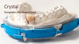  Presentation with dental laboratory - Presentation consisting of deontology - dental prothetic laboratory technical shots background and a lemonade colored foreground