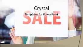  Presentation with announcing - Presentation with department letter - female holding paper with sale background and a sky blue colored foreground