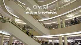  Presentation with san francisco - Audience pleasing slide set consisting of departmental store - san francisco shopping center great backdrop and a coral colored foreground