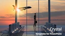  Presentation with departure - Amazing presentation theme having pile of coal from mining backdrop and a  colored foreground.