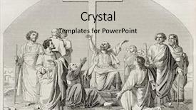  Presentation with preaching - Cool new slides with departure of the apostles backdrop and a light gray colored foreground