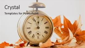  Presentation with summer time - Cool new PPT theme with depiction - closeup of an old backdrop and a light gray colored foreground