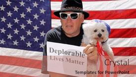  Presentation with matter - Presentation theme enhanced with deplorable-lives-matter-photo-booth and a  colored foreground