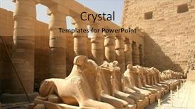  Presentation with karnak - Beautiful PPT theme featuring deposited in the first court backdrop and a coral colored foreground