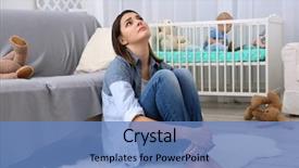  Presentation with depressed - Audience pleasing slide deck consisting of depresion - depressed young woman sitting backdrop and a teal colored foreground