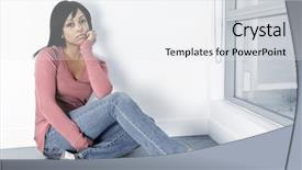  Presentation with black women - Beautiful theme featuring football in nigeria colours against brazilian flag waving backdrop and a tawny brown colored foreground