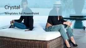  Presentation with problem statement problems and solutions - Beautiful theme featuring money tree drawing on blackboard backdrop and a dark gray colored foreground