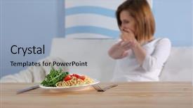  Presentation with eating disorder - Amazing theme having depressed girl with eating disorder backdrop and a light blue colored foreground