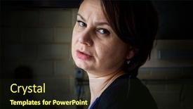  Presentation with depressed - Audience pleasing slide set consisting of depressed-middle-aged-woman-brunette backdrop and a wine colored foreground