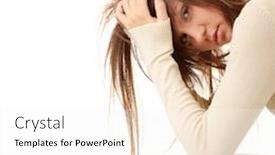  Presentation with mental health - Presentation having depression-anxiety-coused-by-loneliness background and a white colored foreground