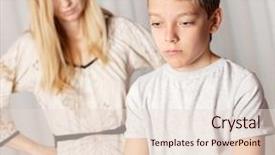  Presentation with depression children - Audience pleasing presentation theme consisting of depression children - mom swears by son conflict backdrop and a lemonade colored foreground