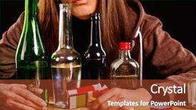  Presentation with drinking alcohol - Presentation with depression drinking alcohol drinking habits background and a tawny brown colored foreground