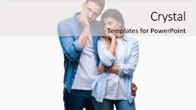  Presentation with cross love - Audience pleasing PPT layouts consisting of depression problems with cross backdrop and a light gray colored foreground